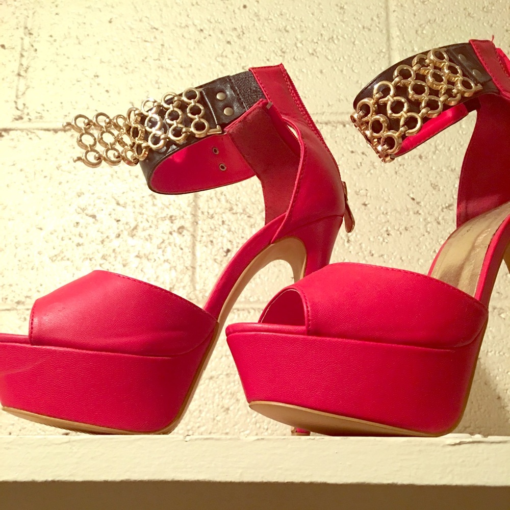 Red stilettos